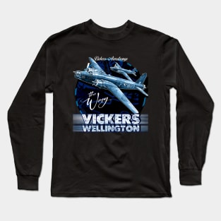 Vickers Wellington  WW2 British Bomber Aircraft Long Sleeve T-Shirt